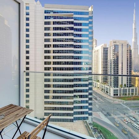 Marquise Square Tower, Business Bay - Bright Studio Dubai Exterior foto