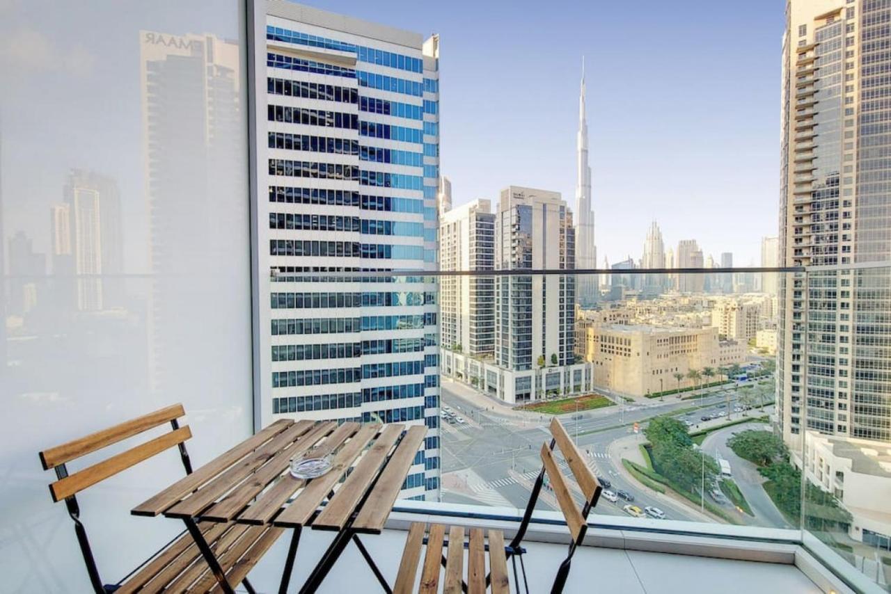 Marquise Square Tower, Business Bay - Bright Studio Dubai Exterior foto