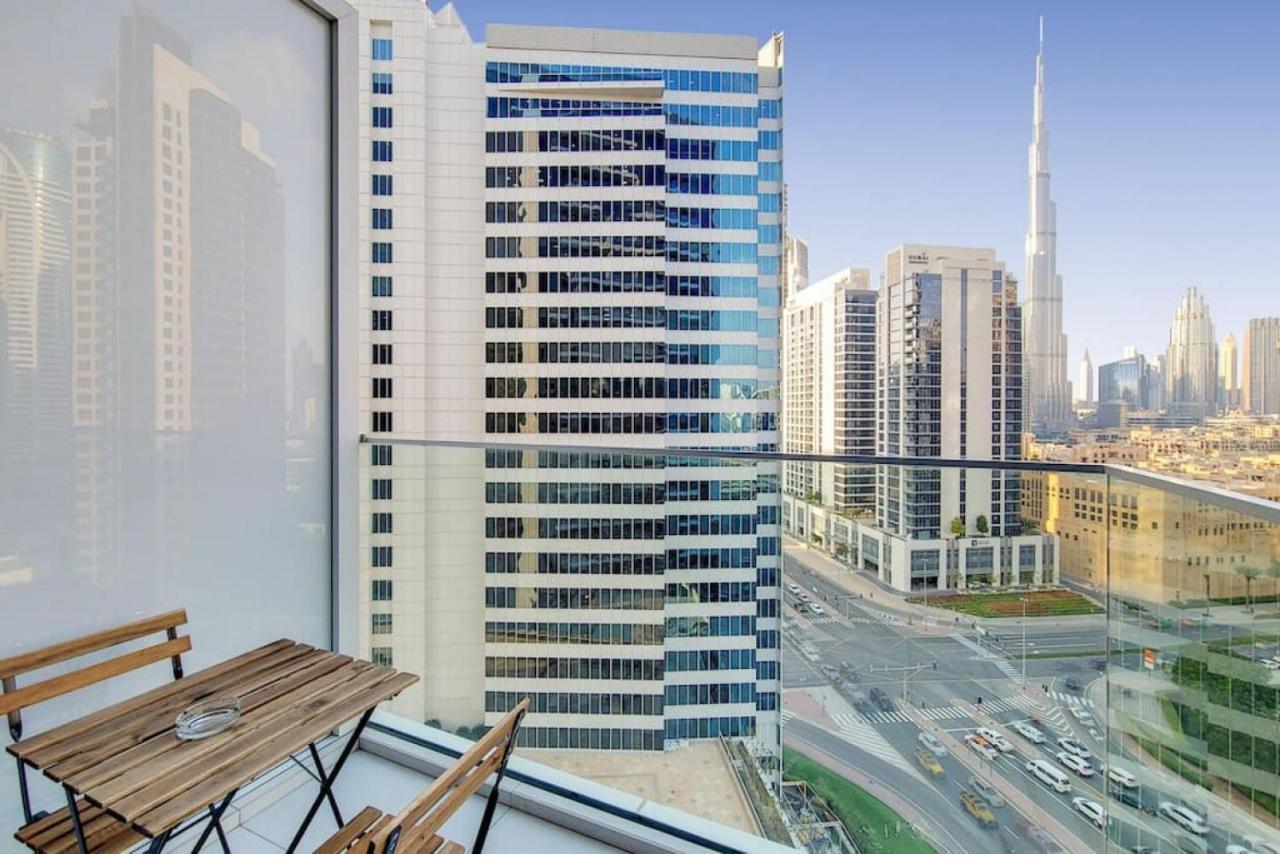 Marquise Square Tower, Business Bay - Bright Studio Dubai Exterior foto
