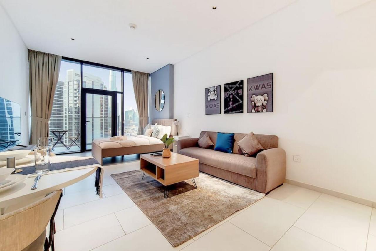 Marquise Square Tower, Business Bay - Bright Studio Dubai Exterior foto