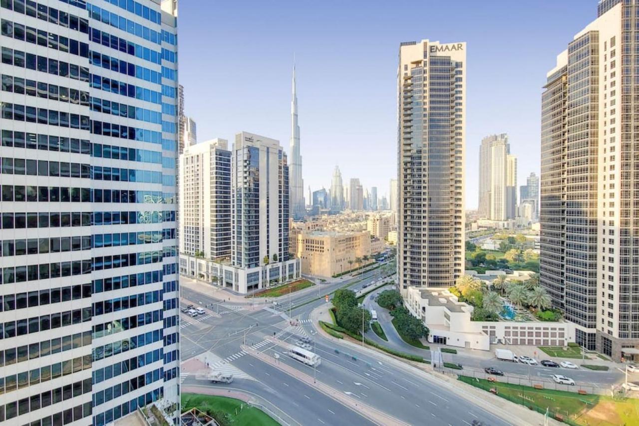 Marquise Square Tower, Business Bay - Bright Studio Dubai Exterior foto